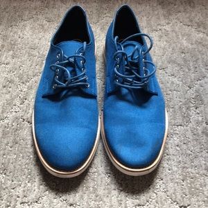 Men’s Blue Nylon Calvin Klein Shoes Size 10.5